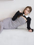 Back open houndstooth ensemble